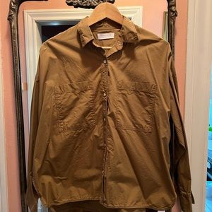 Everlane Square Cotton Poplin Long Sleeve size 8